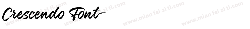 Crescendo Font字体转换